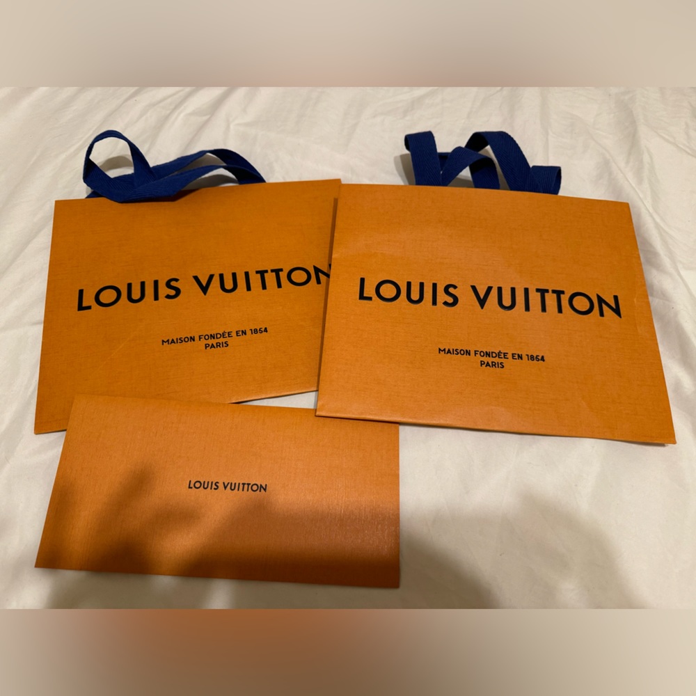 LV shopping bags